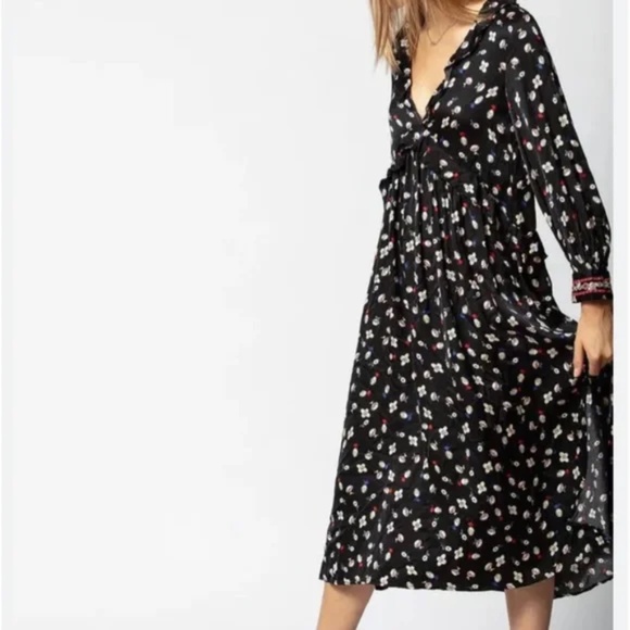 Zadig and Voltaire Reacty Flower vintage dress - size small - Picture 1 of 8